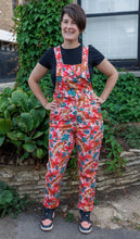Load image into Gallery viewer, Run And Fly Tiger Lilly Stretch Twill Dungarees