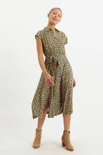 Load image into Gallery viewer, Louche Fleur Santa Fe Floral Midi Shirt Dress