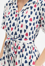 Load image into Gallery viewer, Compania Fantastica Heart Print Midi Dress
