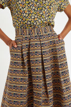 Load image into Gallery viewer, Pasadena Mexico  Jacquard Midi Skirt