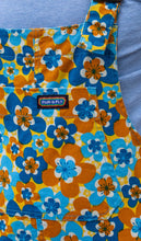 Load image into Gallery viewer, Run And Fly 70’s Floral Stretch Twill Dungarees