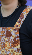 Load image into Gallery viewer, Run And Fly Magic Mushroom Print Stretch Corduroy Pinafore