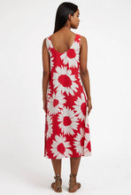 Load image into Gallery viewer, Orinda Sundaisy Midi Sundress In Red By Louche
