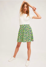 Load image into Gallery viewer, Compania Fantastica Kiwi Print amino Skirt