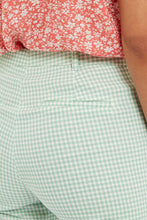 Load image into Gallery viewer, Louche Joele Summer Slim Gingham Trousers In Mint