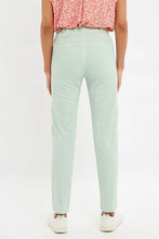 Load image into Gallery viewer, Louche Joele Summer Slim Gingham Trousers In Mint