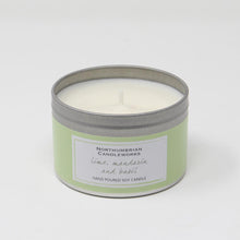 Load image into Gallery viewer, Soy Wax Candle in Lime, Mandarin & Basil Scent