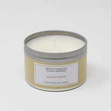 Load image into Gallery viewer, Vegan Soy Wax Candle Tin Sandalwood