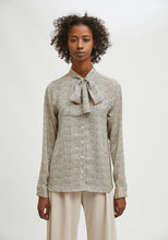 Load image into Gallery viewer, Compania Fantastica Geometric Zigzag Print Blouse With Collar