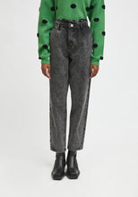 Load image into Gallery viewer, Grey High Waisted Jeans With Elasticated Waist