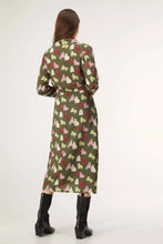 Load image into Gallery viewer, Compania Fantastica Dog Print Wrap Dress