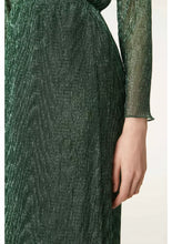Load image into Gallery viewer, Compania Fantastica Green Lurex Dress