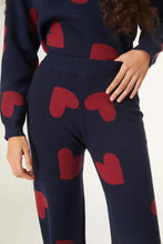 Load image into Gallery viewer, Compania Fantastica Heart Print Straight Leg Trousers
