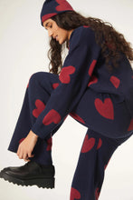 Load image into Gallery viewer, Compania Fantastica Heart Print Straight Leg Trousers