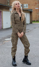 Load image into Gallery viewer, Natural Leopard Print Boiler Suit