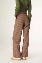 Load image into Gallery viewer, Compania Fantastica Micro Check Print Wide Leg Trousers