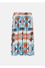 Load image into Gallery viewer, Compania Fantastica Patchwotk Print Midi Skirt