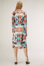 Load image into Gallery viewer, Compania Fantastica Patchwork Midi dress