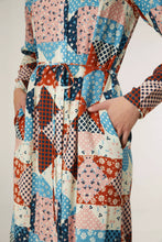 Load image into Gallery viewer, Compania Fantastica Patchwork Midi dress