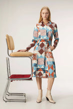 Load image into Gallery viewer, Compania Fantastica Patchwork Midi dress