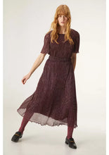 Load image into Gallery viewer, Compania Fantastica Pink Lurex Midi Skirt