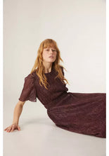 Load image into Gallery viewer, Compania Fantastica Pink Lurex Midi Skirt