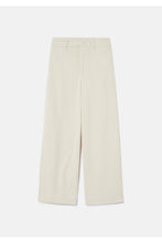 Load image into Gallery viewer, Compania Fantastica Soft Corduroy Wide-Leg Trousers White