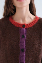 Load image into Gallery viewer, Compania Fantastica Brown Knitted Cardigan
