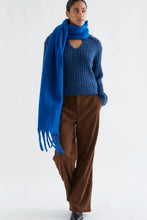 Load image into Gallery viewer, Compania Fantastica Blue Blanket Scarf
