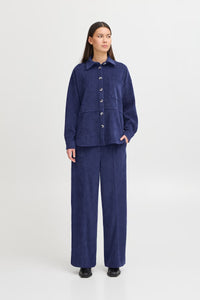 Ihkate Corduroy Trousers Patriot Blue