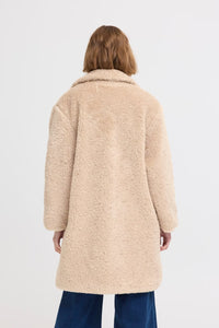 Ichi Ihhizala Faux Fur Coat