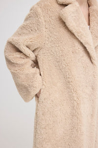 Ichi Ihhizala Faux Fur Coat