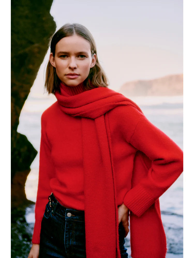 Byoung Byolma Turtleneck Cherry