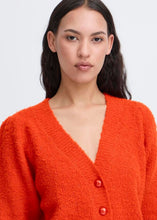 Load image into Gallery viewer, Ichi Ihloucle Cardigan Tangerine Tango
