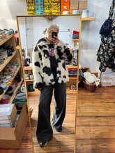 Load image into Gallery viewer, Byoung Cow Print Coat
