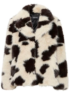 Byoung Cow Print Coat