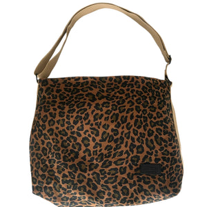 Sixton London Portland  Leopard Print Bag Brown