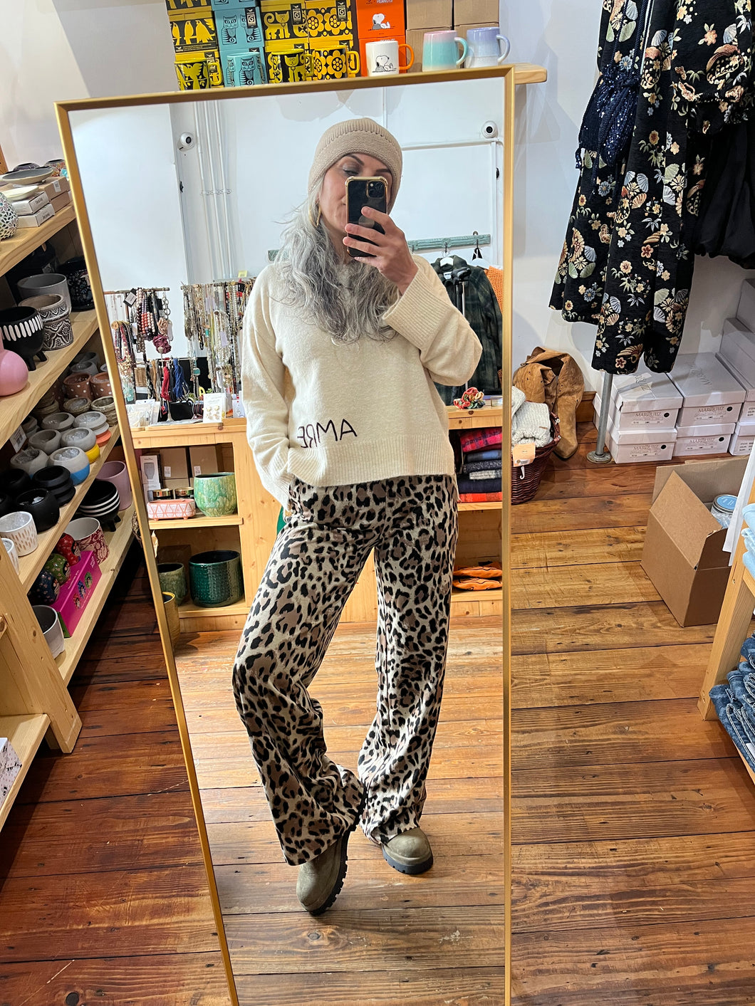 Byoung Byrowan Leopard Print Pants