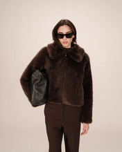 Load image into Gallery viewer, Grace And Mila Shonna Chocolate Coat
