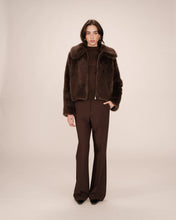 Load image into Gallery viewer, Grace And Mila Shonna Chocolate Coat
