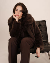 Load image into Gallery viewer, Grace And Mila Shonna Chocolate Coat

