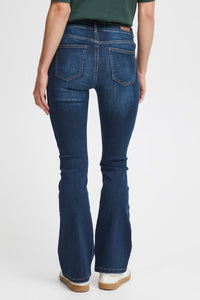 Byoung Bylola Lino Flare Jeans Dark Ink