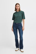 Load image into Gallery viewer, Byoung Bylola Lino Flare Jeans Dark Ink
