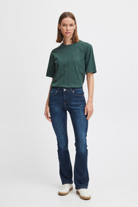 Byoung Bylola Lino Flare Jeans Dark Ink