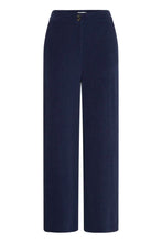 Load image into Gallery viewer, Ichi Ihkate Soft Corduroy Trousers Blue
