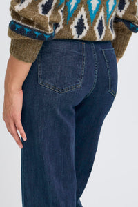 Byoung Bykomma Button Jeans Ink Blue