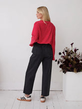 Load image into Gallery viewer, Fika Celine Red And Pink Stripe Super Soft Top
