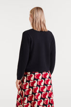 Load image into Gallery viewer, Compania Fantastica Heart Detail Jacquard Cardigan
