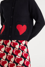 Load image into Gallery viewer, Compania Fantastica Heart Detail Jacquard Cardigan
