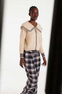 Compania Fantastica Sailor Collar Cardigan